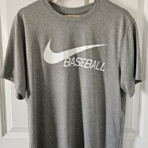 Nike Men's Gray Baseball T-Shirt
